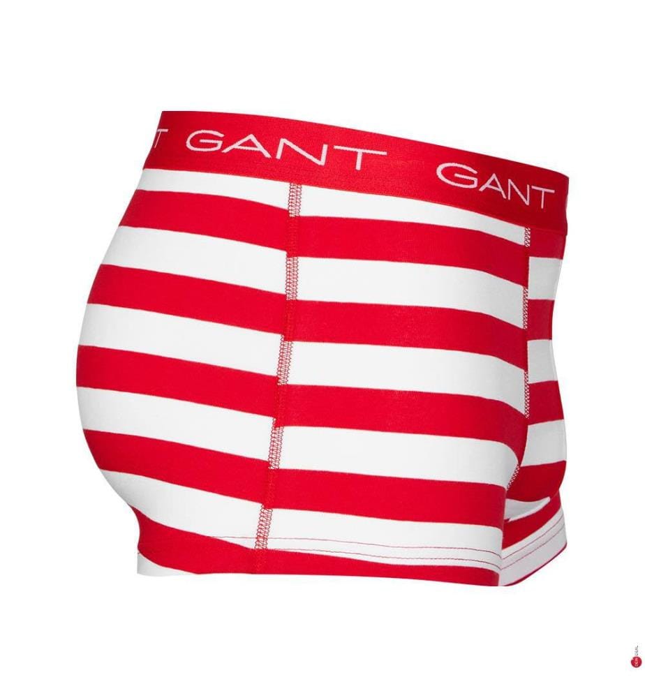 Pack de 3 Boxers Rayés - Rouge vif