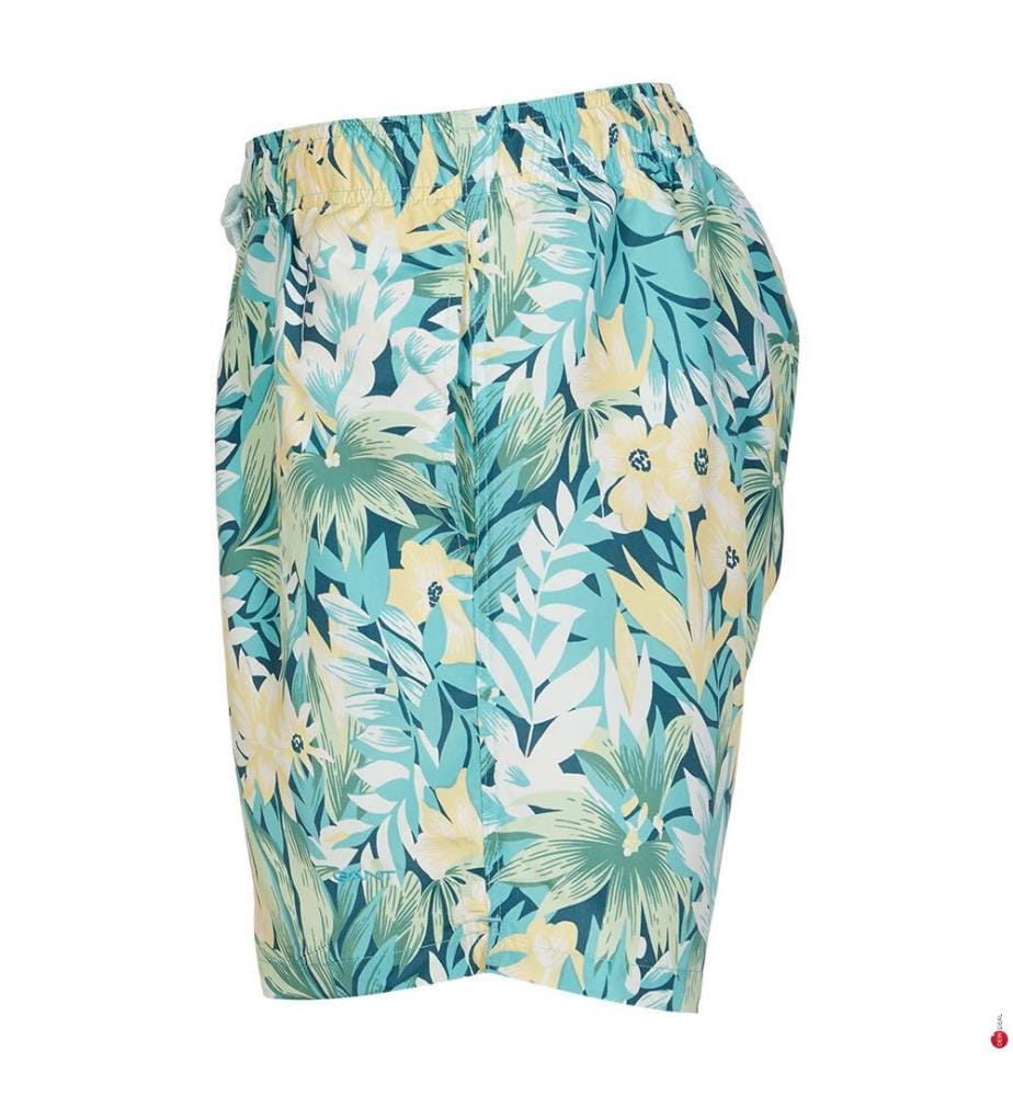 Short de bain à imprimé floral - Tropic Blue