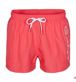 Short de bain léger - rouge pastèque