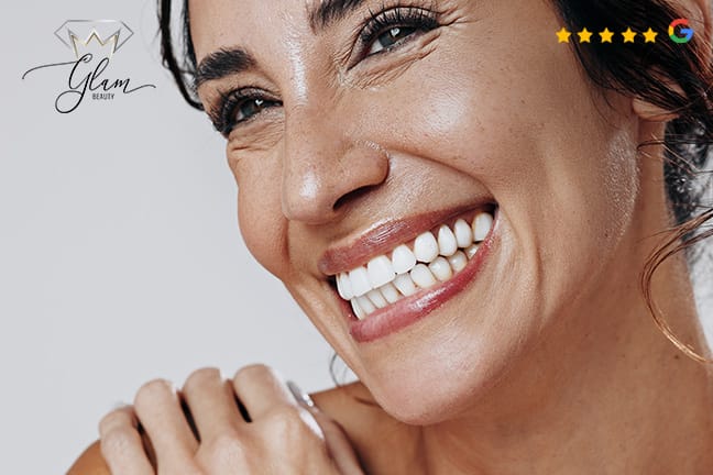 Zahnbleaching – optional mit Zahnschmuck