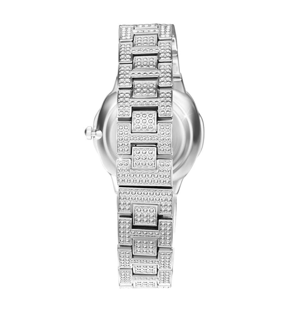 Orologio impreziosito da cristalli scintillanti - Argentato