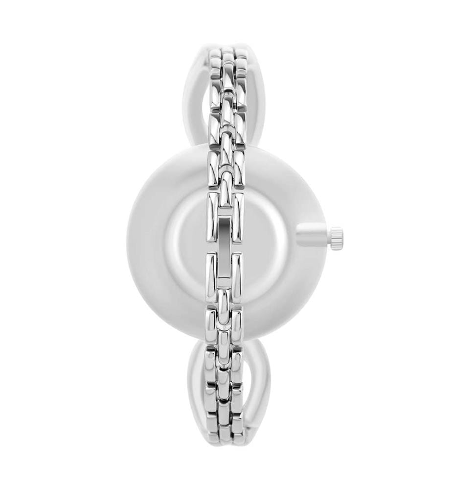 Orologio d'argento con cristalli austriaci