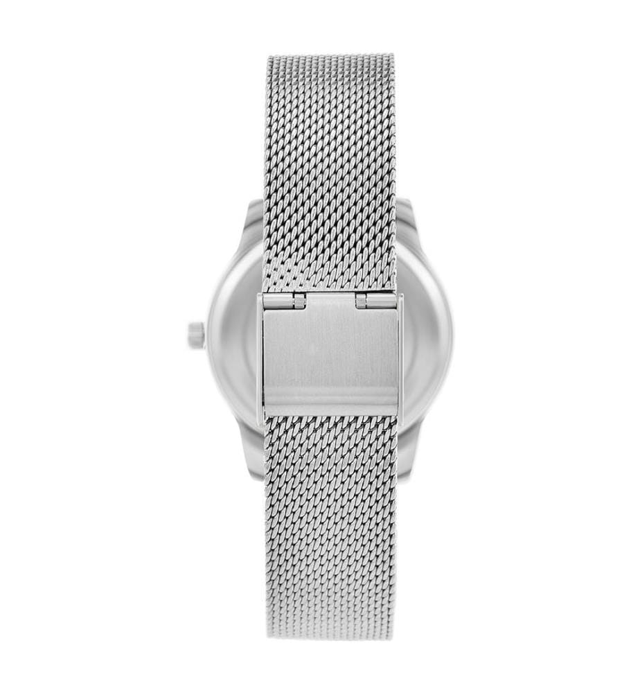 Elegante Uhr mit funkelnden Kristallen - Silber