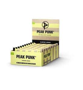 PEAK PUNK - Barre Bio Energy Bar – Almond Lemon 15 x 38 g