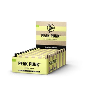 PEAK PUNK - Riegel Bio Energy Bar – Almond Lemon 15 x 38 g