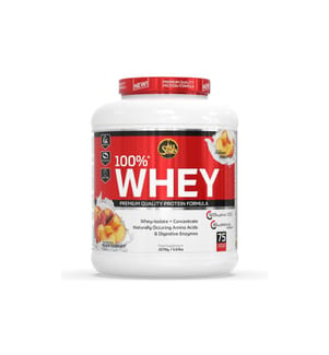 All Stars - Pulver Whey Protein 100% Pfirsich-Joghurt 2270 g