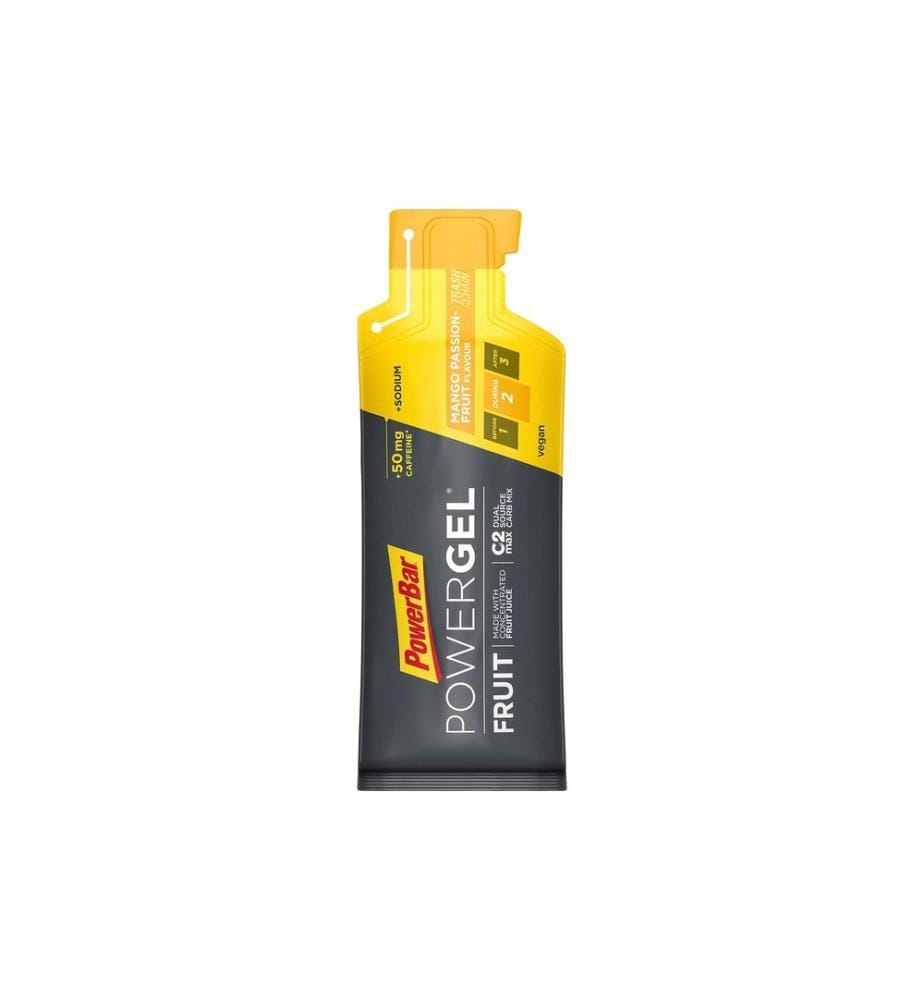 PowerBar - Nahrungsgel PowerGel Fruit + Koffein Mango Passionfruit