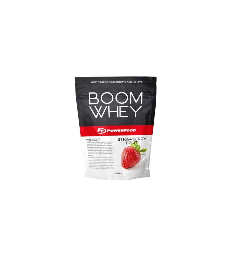 PowerFood One - Pulver One Boom Whey Erdbeere 1000 g
