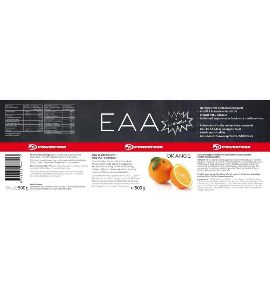 PowerFood One - Poudre One EAA Orange 500 g