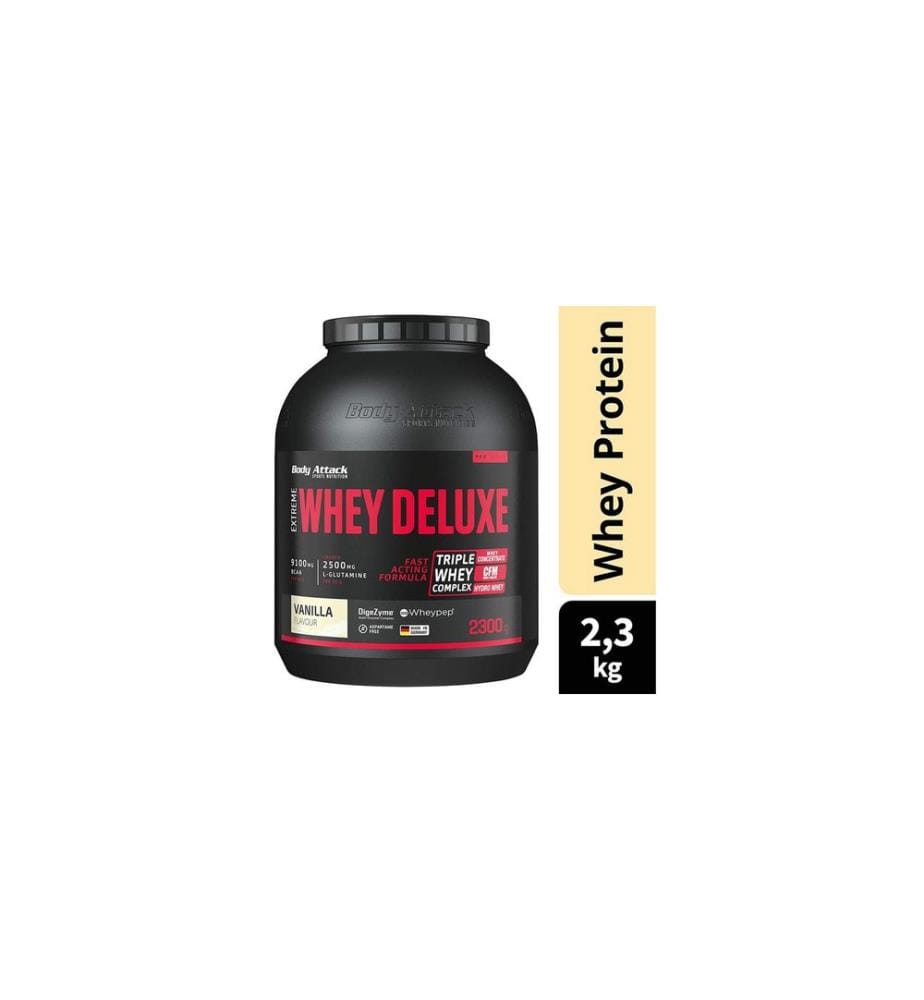 Body Attack - Poudre Extreme Whey Deluxe vanille 2300 g