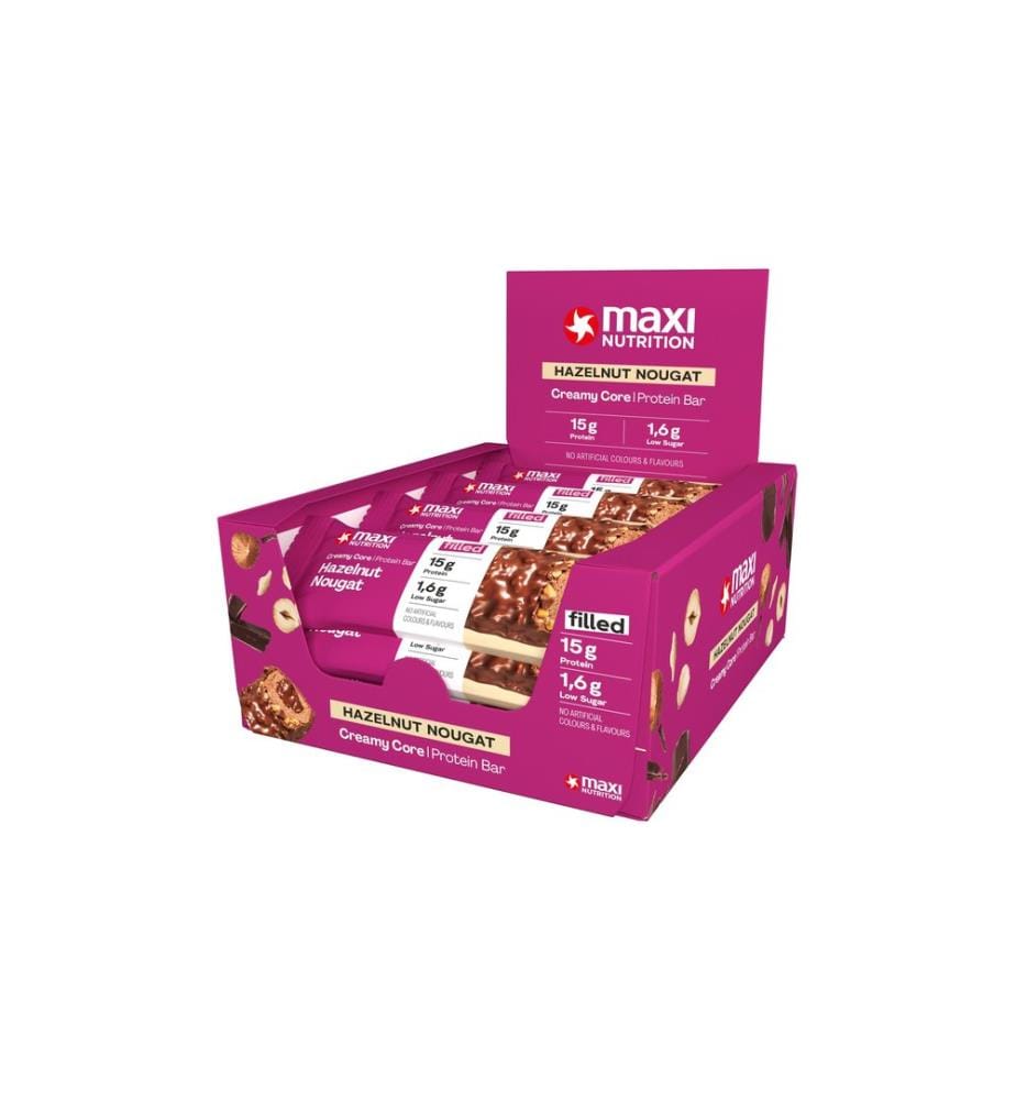 Maxi Nutrition - Riegel Creamy Core Haselnuss/Nougat