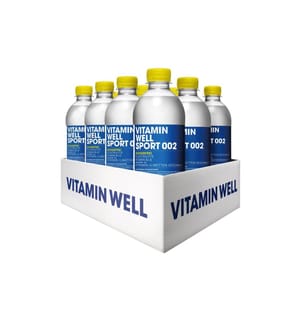 VITAMIN WELL - Boisson sportive Sport 002 12 x 0.5 l, sans sucre