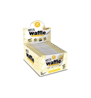 Go Fitness - Nutrition Protein Waffle Box 12 x 50 g, Zitrone