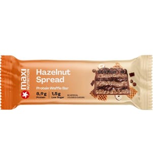 Maxi Nutrition - Barre Gaufre Hazelnut Spread, boîte: 12x 39g