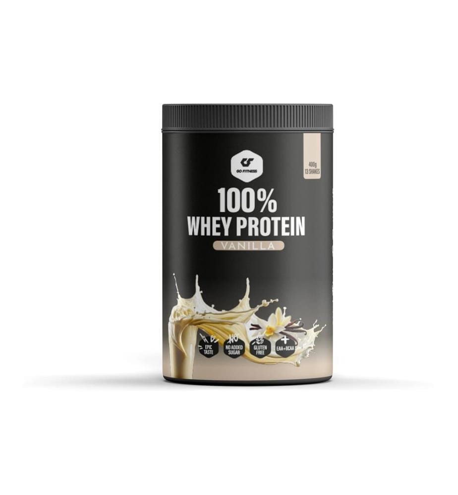 Go Fitness - Pulver 100% Whey Protein Vanille 400 g