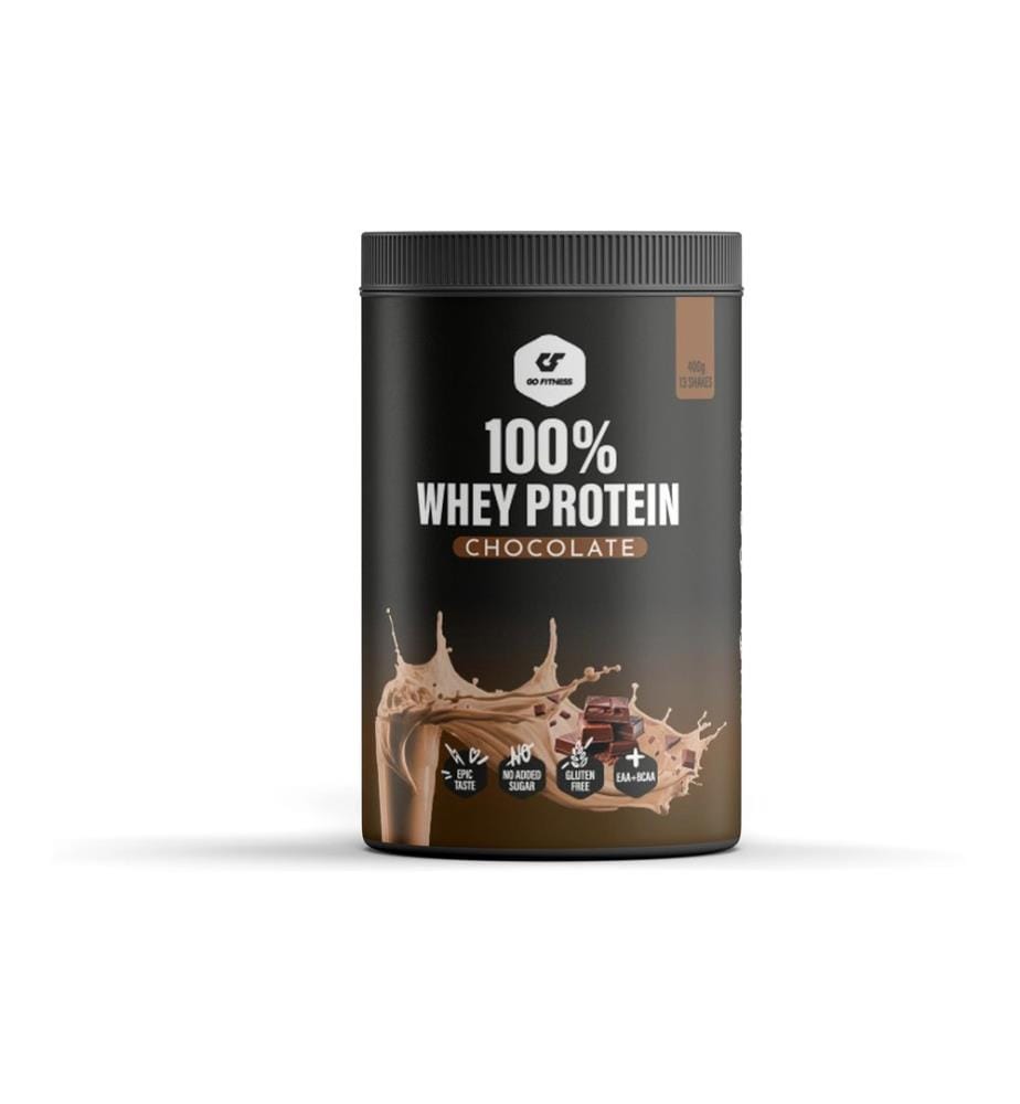 Go Fitness - Pulver 100% Whey Protein Schokolade 400 g