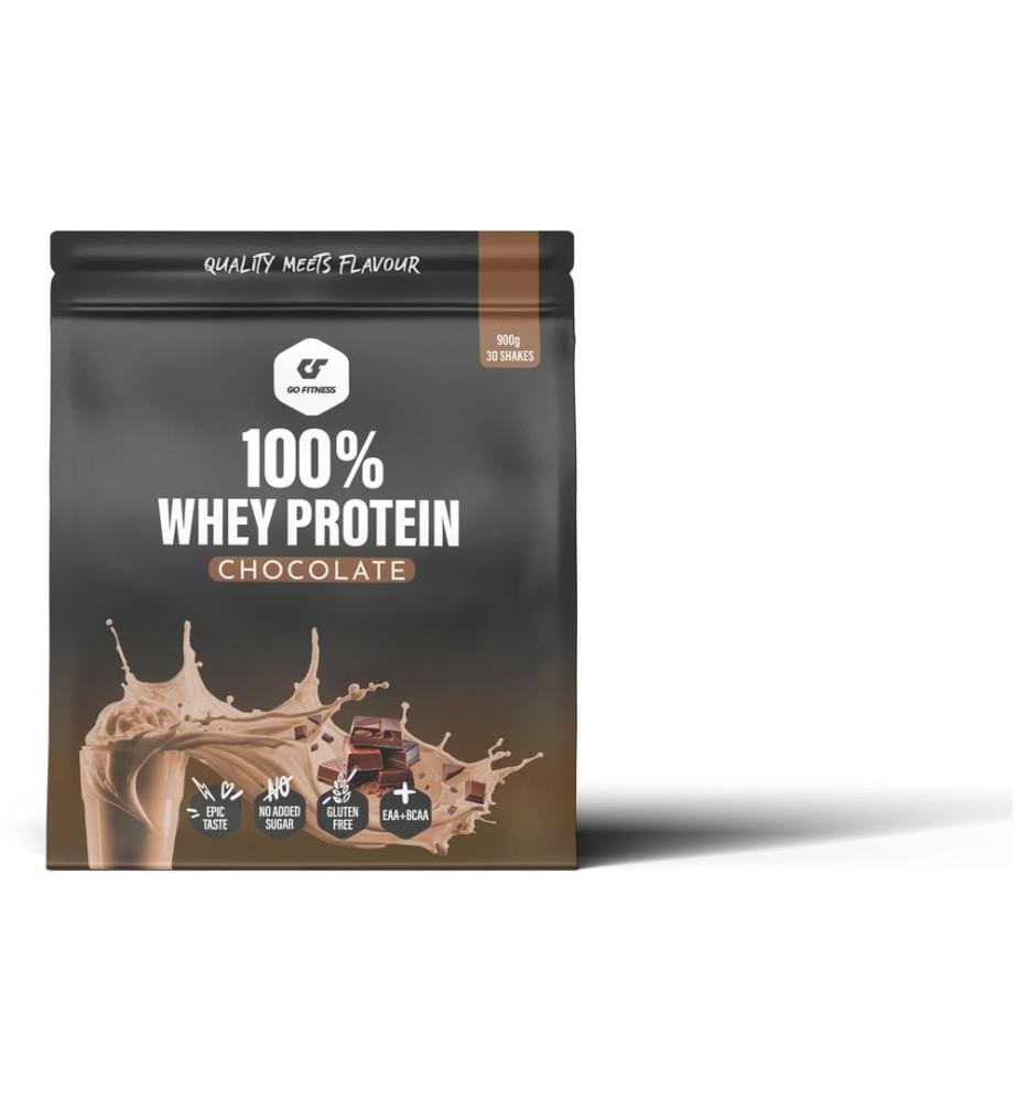Go Fitness - Pulver 100% Whey Protein Schokolade 900 g