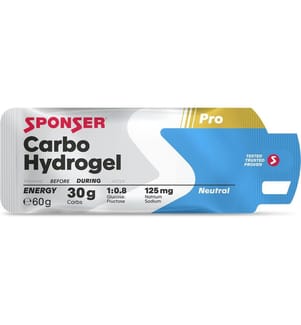 Sponser Carbo Hydrogel, Neutral, 20 x 60 g