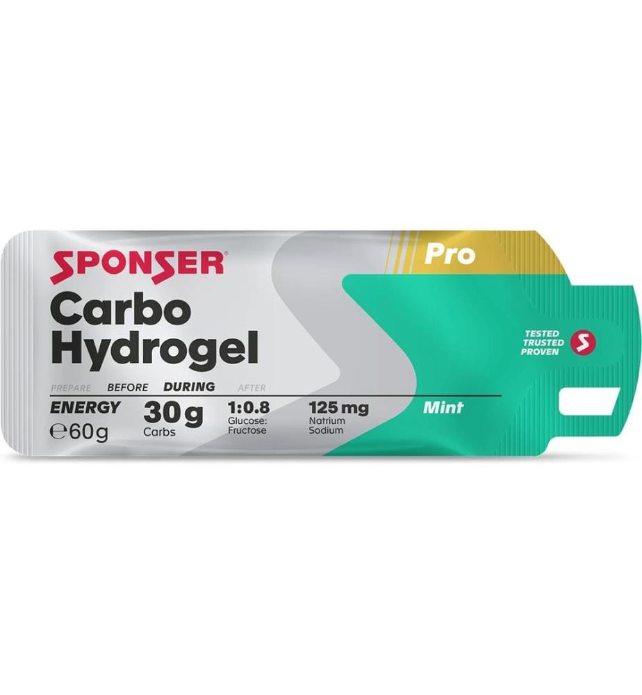 Sponser Carbo Hydrogel, Menthe, 20 x 60 g