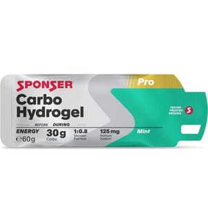 Sponser Carbo Hydrogel, Menthe, 20 x 60 g