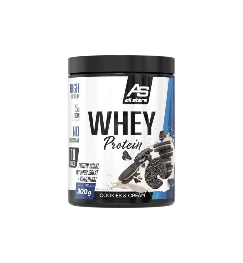All Stars - Whey Protein 100% Cookies & Cream, 300 g