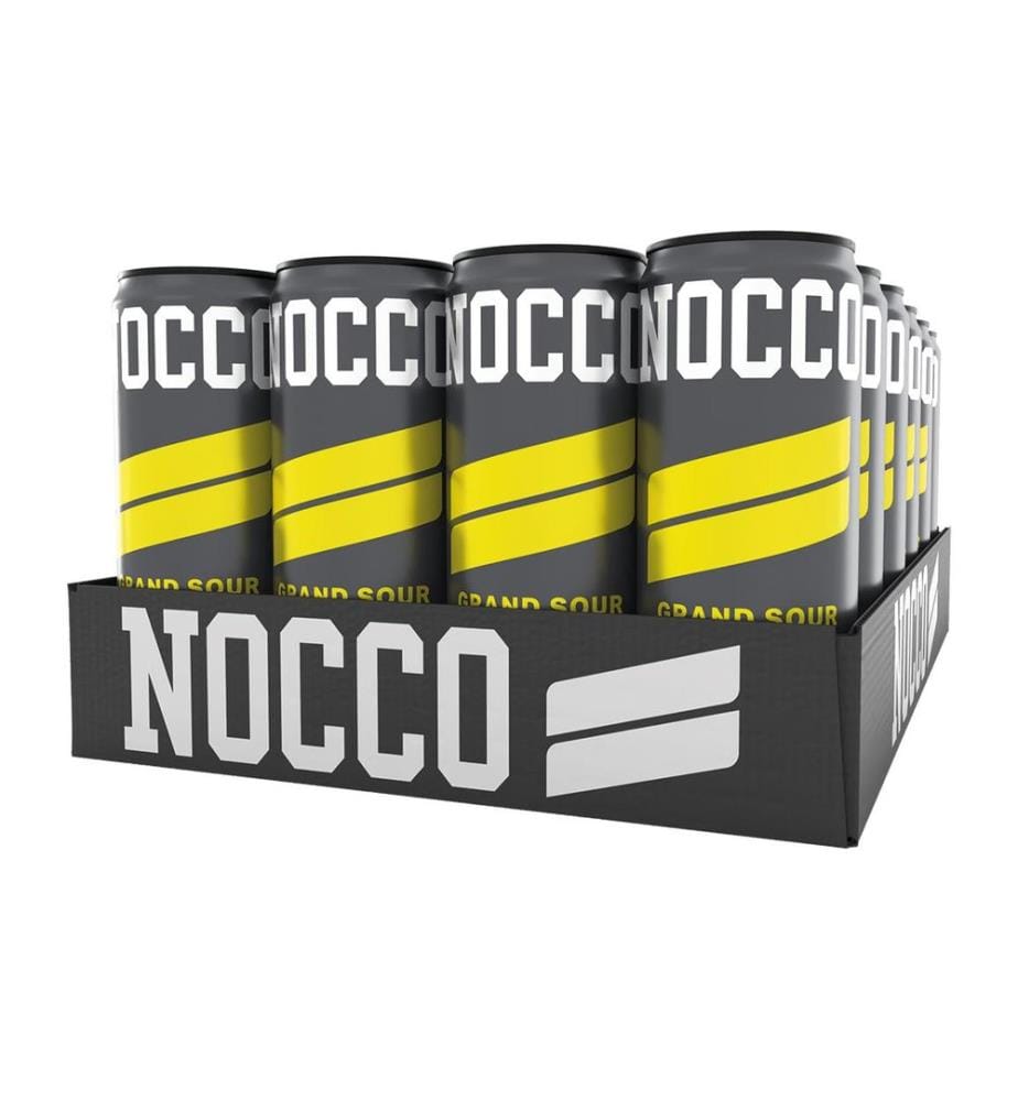 NOCCO - Boisson énergétique Grand Sour 330m, 24 pièces