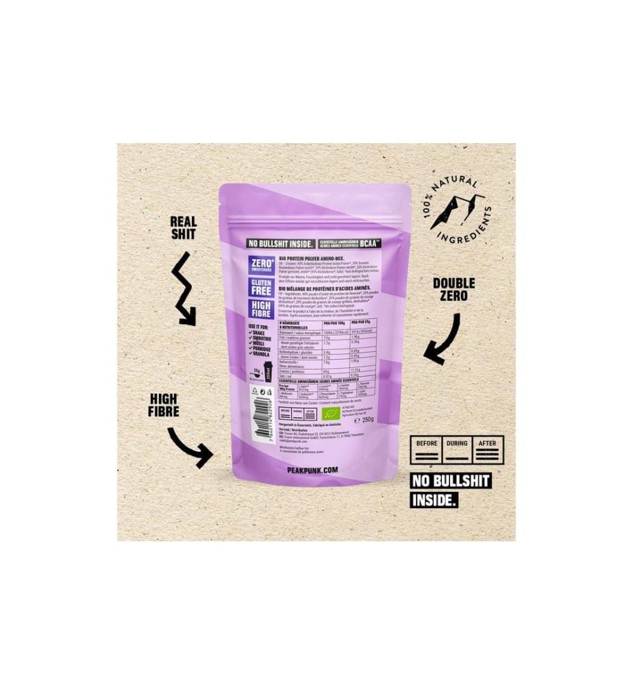 PEAK PUNK - Bio High-Protein Shake BCAA Amino-Mix 250 g