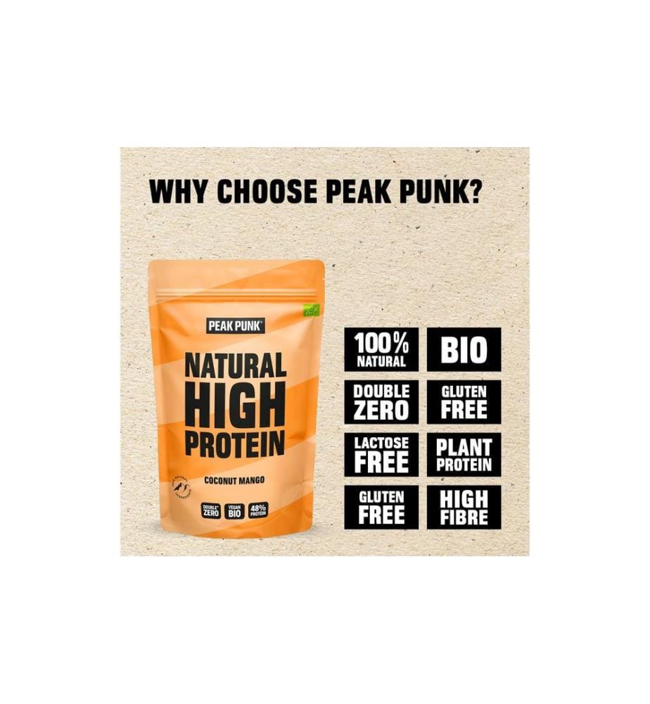 PEAK PUNK - Bio High-Protein Shake Kokos/Mango 250 g