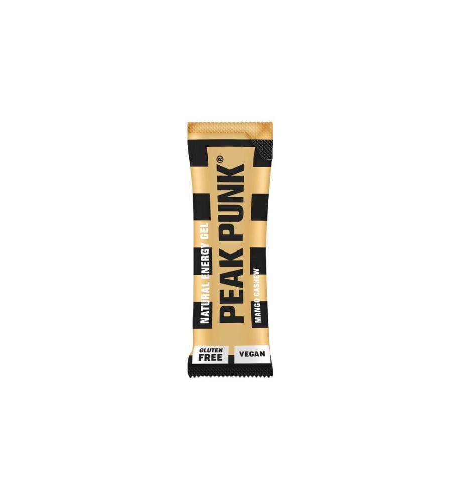 PEAK PUNK - Natural Energy Gel Mango Cashew 12 x 25 g