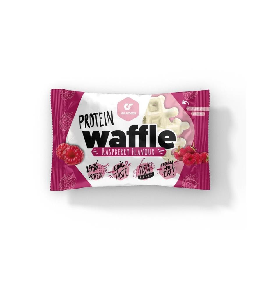 Go Fitness - Barre Nutrition Protein Waffle Raspberry 1 x 50g