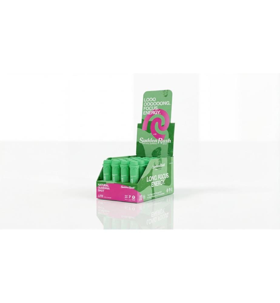SuddenRush - Shot Bio Guarana Natural Energy 24 x 1000 mg