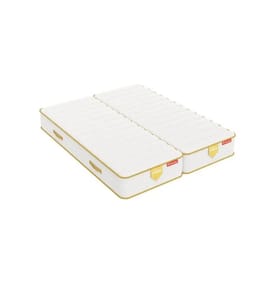Set di 2 materassi TWINS collegabili 90 x 200 molle insacchettate - HGOLD 25 cm