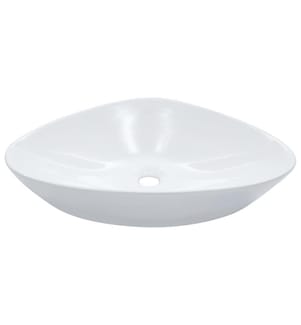 Waschbecken 58,5 x 39 x 14 cm Keramik Weiss