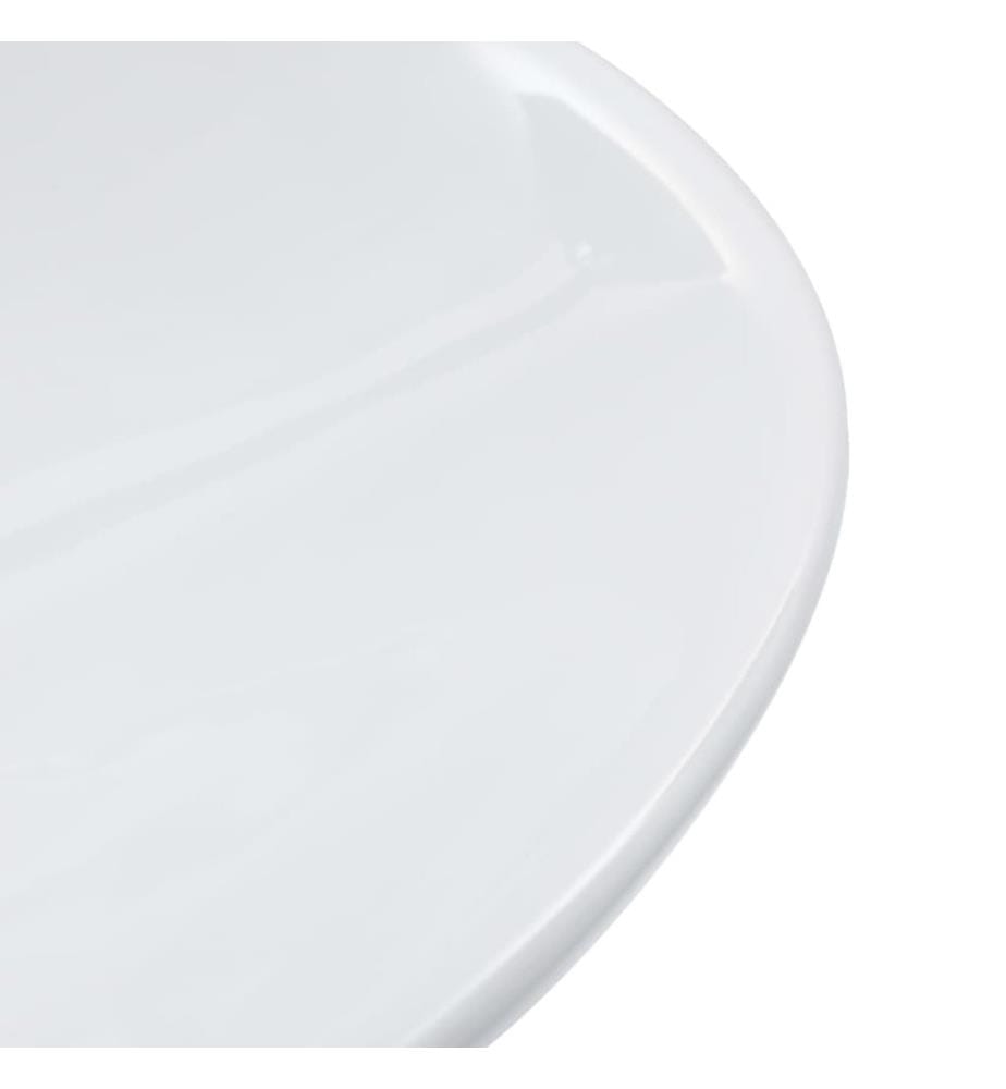 Waschbecken 58,5 x 39 x 14 cm Keramik Weiss