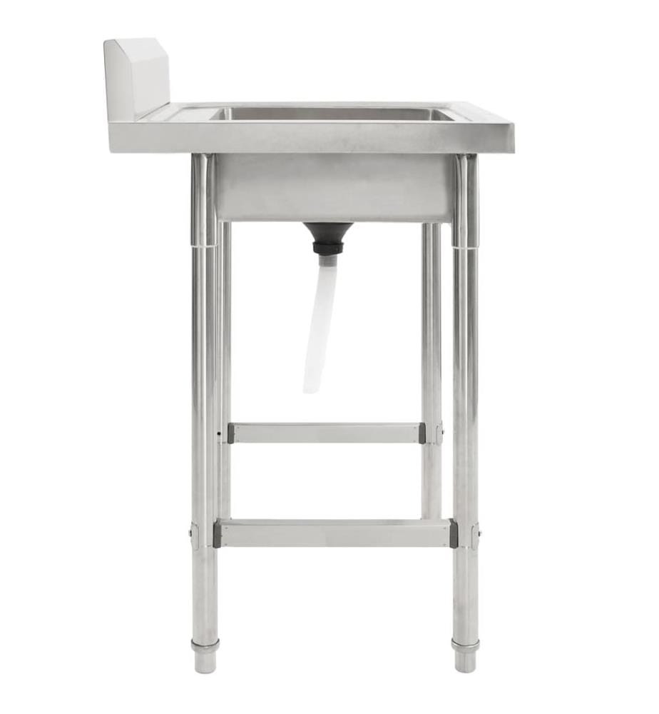 Évier de cuisine Seul lavabo Acier inoxydable