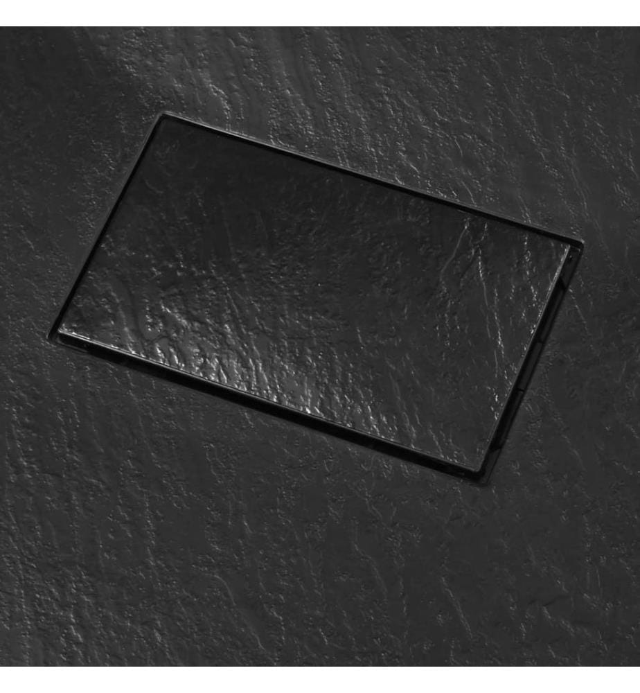 Duschwanne SMC Schwarz 90×70 cm