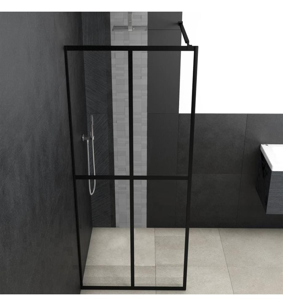 Écran de douche Verre trempé transparent 90x195 cm
