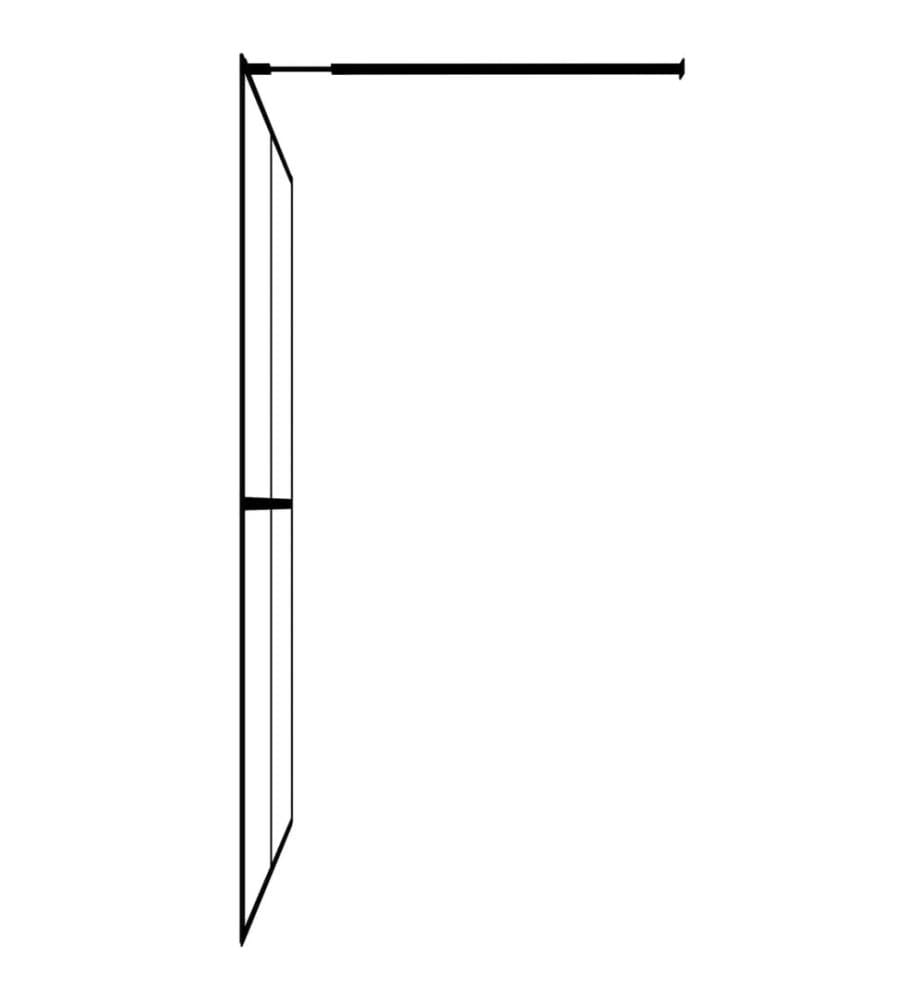Duschwand für Walk-in Dusche Mattes Sicherheitsglas 80x195 cm