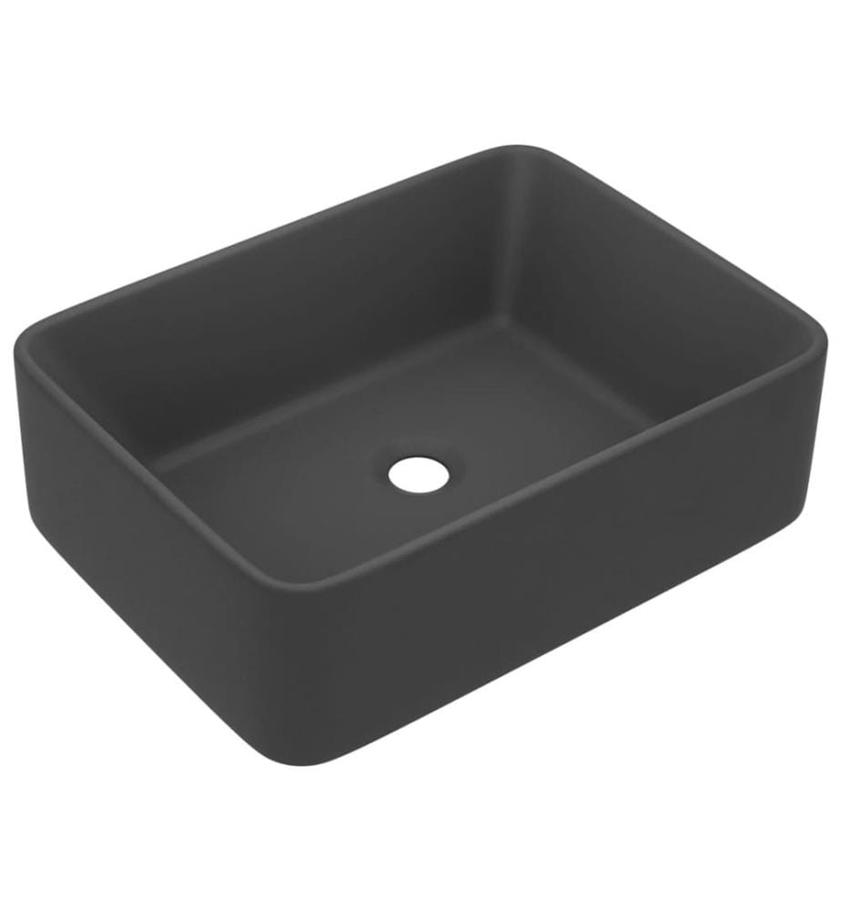 Luxus-Waschbecken Matt Dunkelgrau 41x30x12 cm Keramik