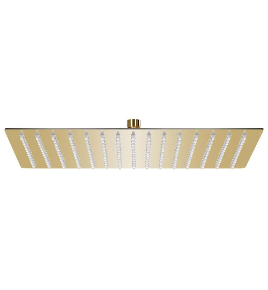Regenbrause Edelstahl 40x30 cm Rechteckig Golden