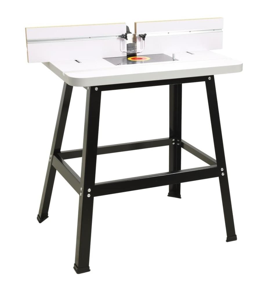 Oberfräsentisch Stahl und MDF 81x61x88 cm