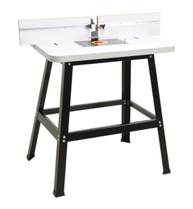 Oberfräsentisch Stahl und MDF 81x61x88 cm