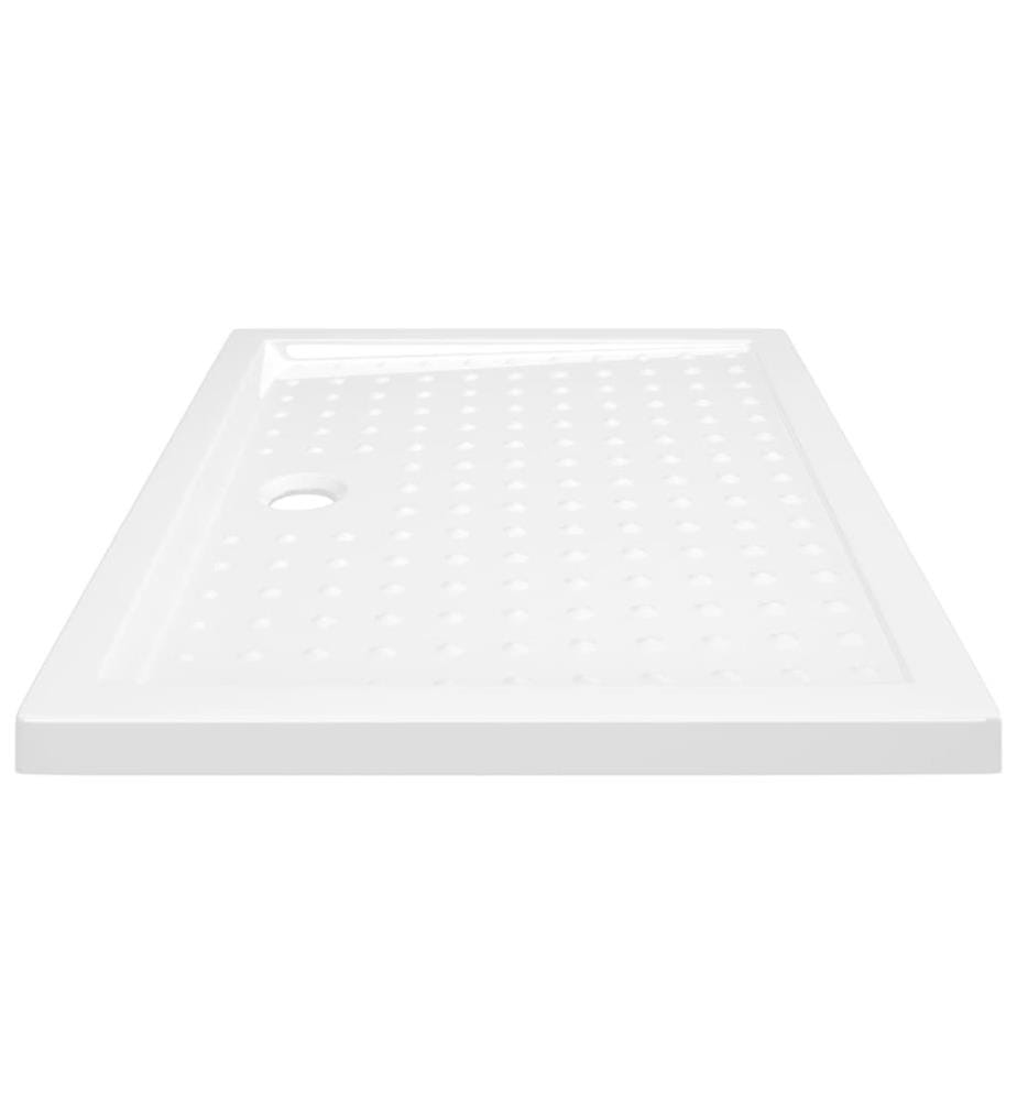 Duschwanne Anti-Rutsch Weiss 90x70x4 cm ABS