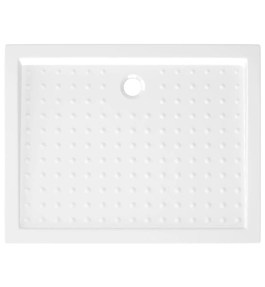 Duschwanne Anti-Rutsch Weiss 90x70x4 cm ABS
