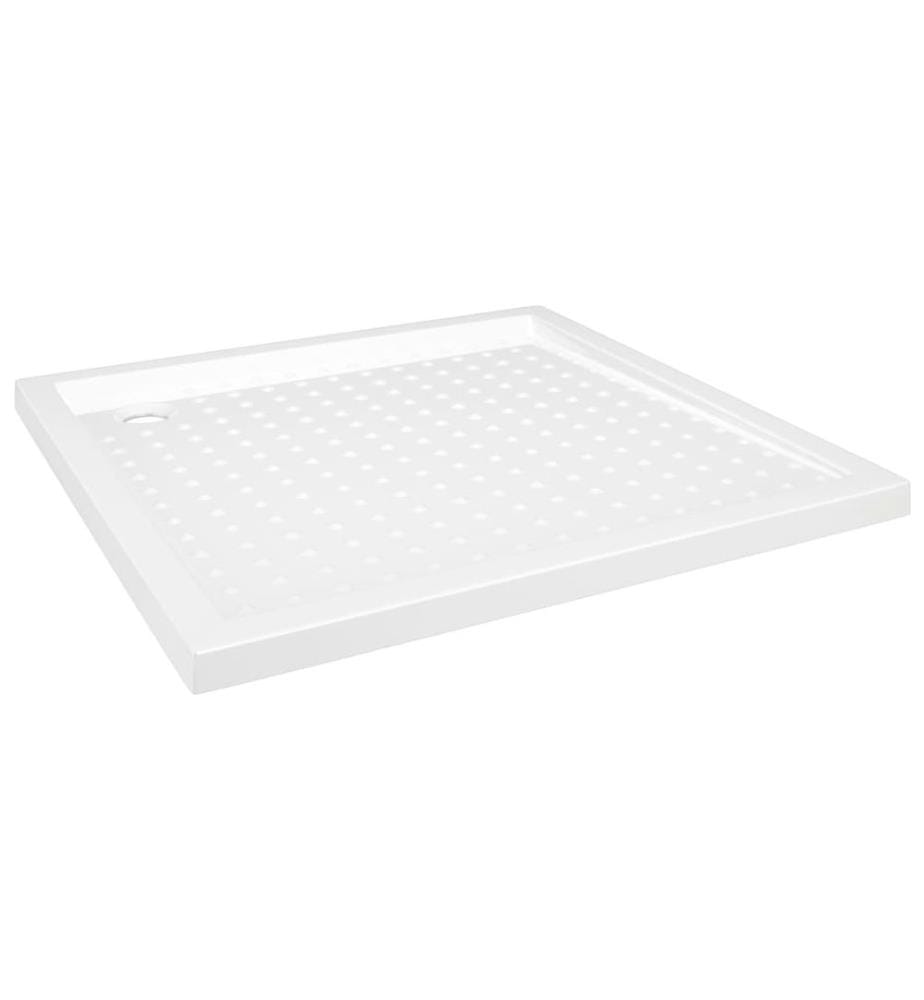 Duschwanne Anti-Rutsch Weiss 90x90x4 cm ABS
