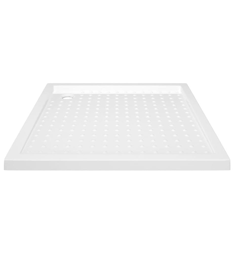 Duschwanne Anti-Rutsch Weiss 90x90x4 cm ABS