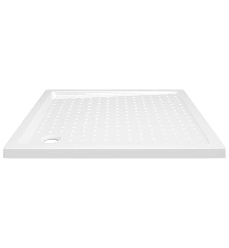 Duschwanne Anti-Rutsch Weiss 90x90x4 cm ABS