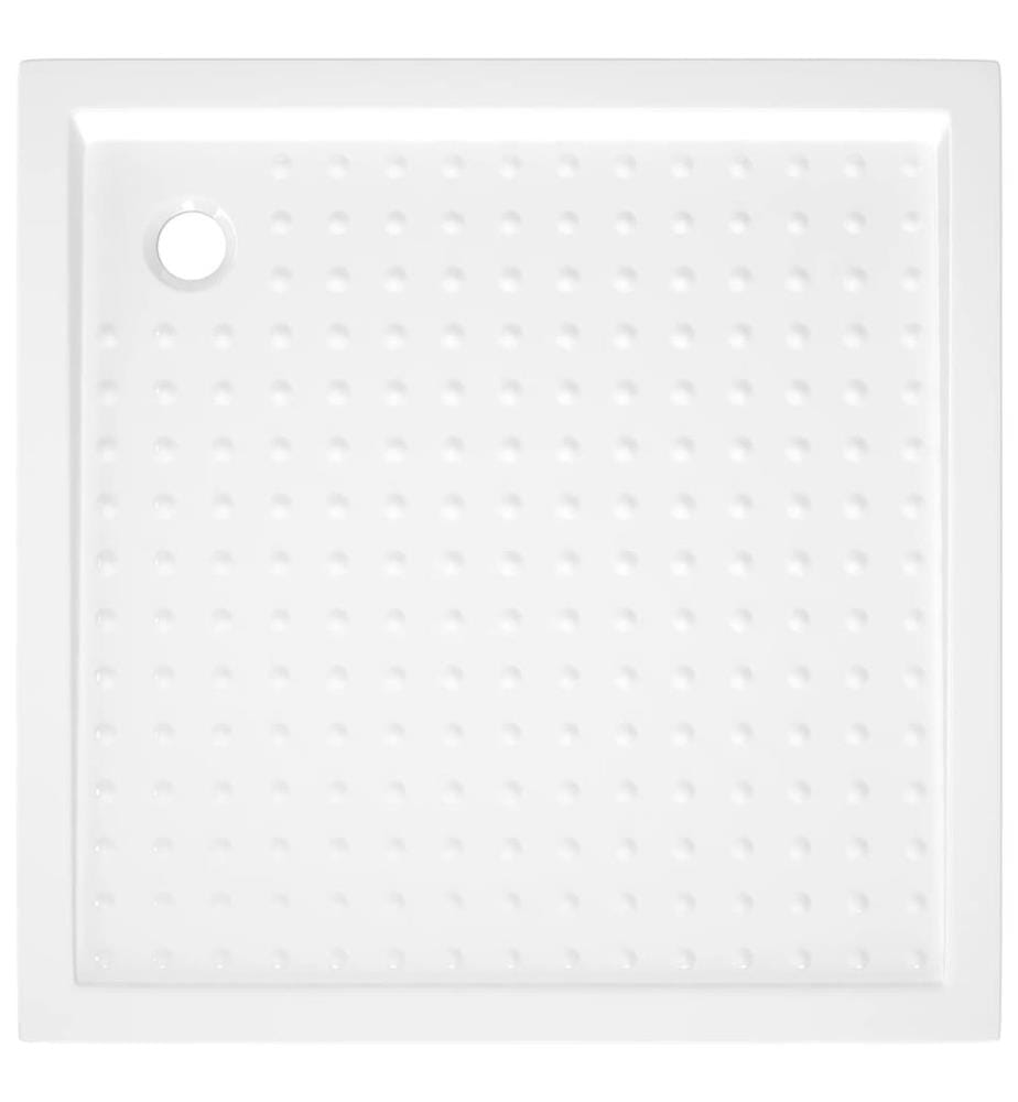 Duschwanne Anti-Rutsch Weiss 90x90x4 cm ABS