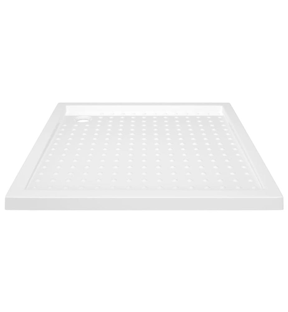 Duschwanne Anti-Rutsch Weiss 80x80x4 cm ABS