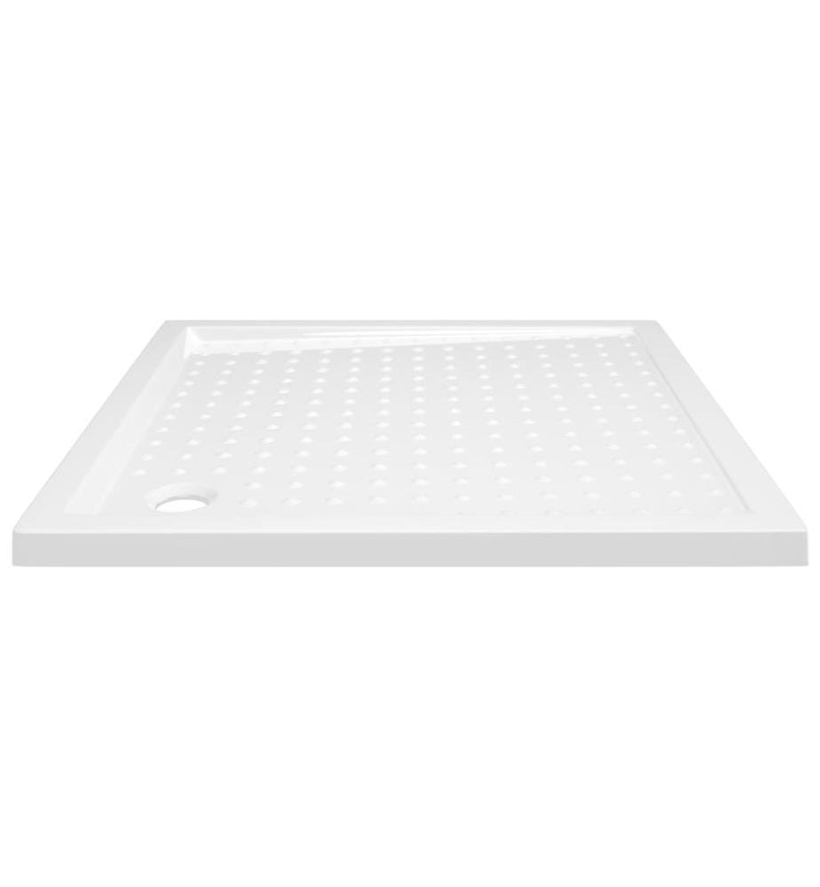 Duschwanne Anti-Rutsch Weiss 80x80x4 cm ABS